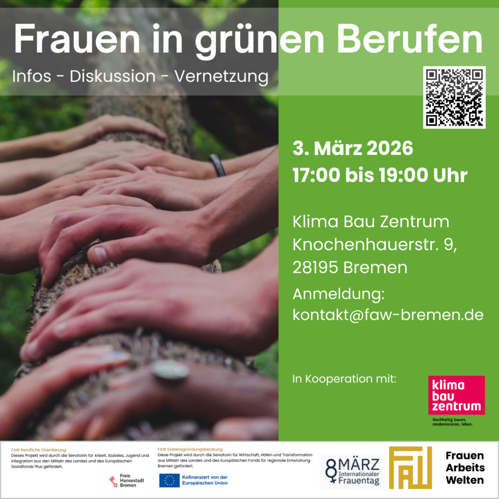 Flyer Frauen in grünen Berufen